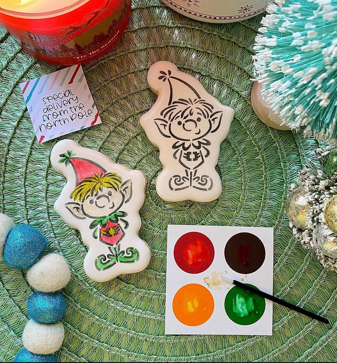 Paint Your Own Cookie - Elf on the Shelf Cookie Presale - LOCAL PICK UP ONLY