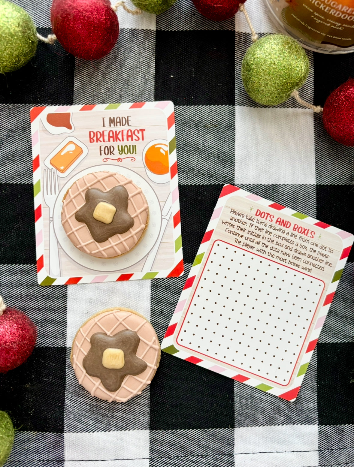 Christmas Activity Cookie Cards - Elf on the Shelf Cookie Presale - LOCAL PICK UP ONLY