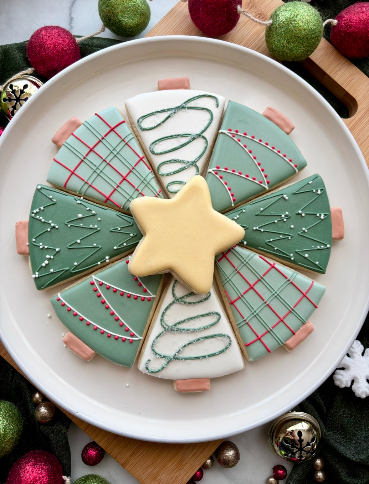 Christmas Tree Platter - Christmas Cookie Presale - LOCAL PICK UP ONLY