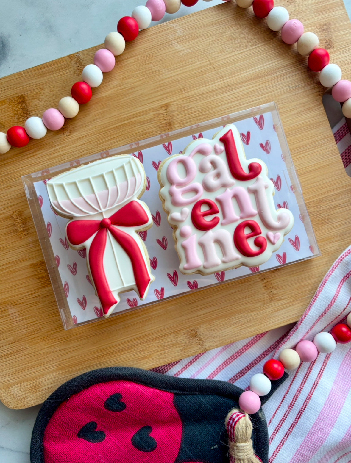 Galentine - Box of 2 - Valentine's Day Cookie Presale - LOCAL PICK UP ONLY